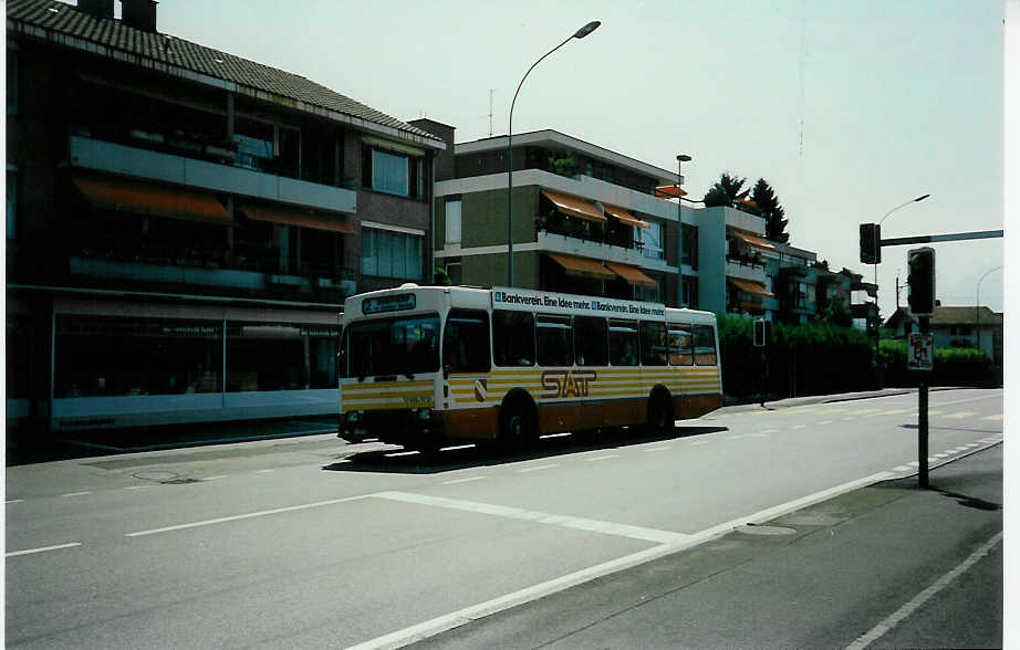 (003'423) - SAT Thun - Nr. 18/BE 419'018 - Volvo/Lauber im Juli 1988 in Thun, Post D�rrenast