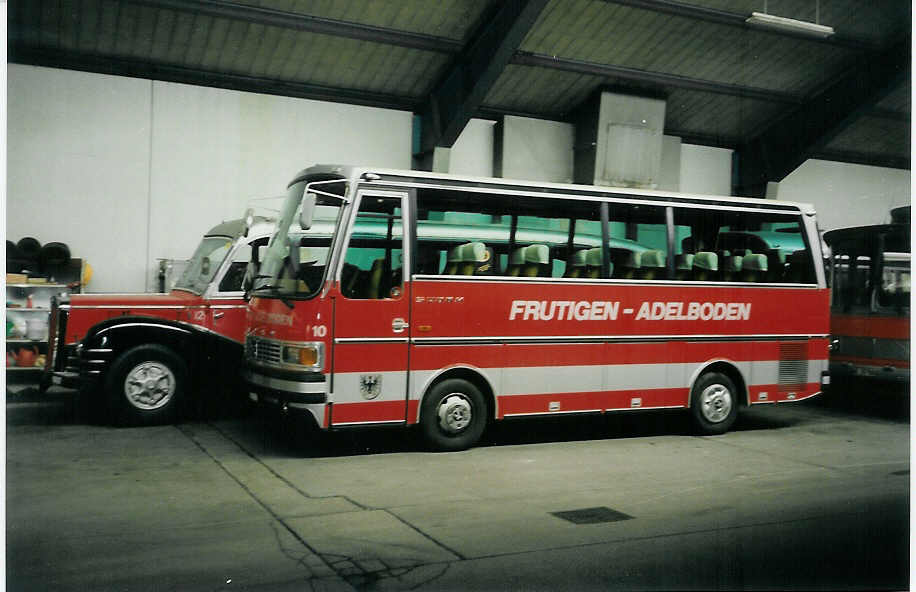 (007'525) - AFA Adelboden - Nr. 10/BE 26'701 - Setra (ex Fr�hlich, Z�rich) am 25. Juli 1991 im Autobahnhof Adelboden