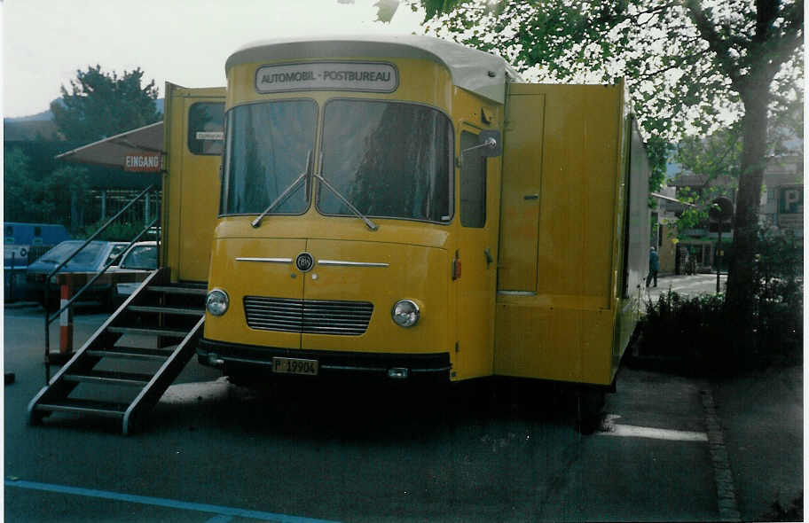 (010'509) - PTT-Regie - P 19'904 - FBW/R&J Automobilpostb�ro am 6. Juni 1994 in Thun, Post D�rrenast