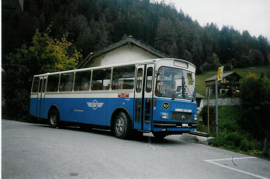 (011'317) - LLB Susten - Nr. 8/VS 38'008 - Saurer/T�scher am 12. Oktober 1994 in Albinen