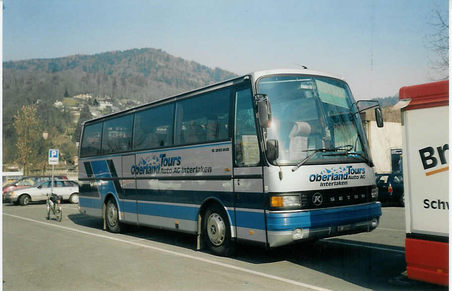 (013'731) - AAGI Interlaken - Nr. 22/BE 26'590 - Setra am 8. M�rz 1996 in Thun, Seestrasse