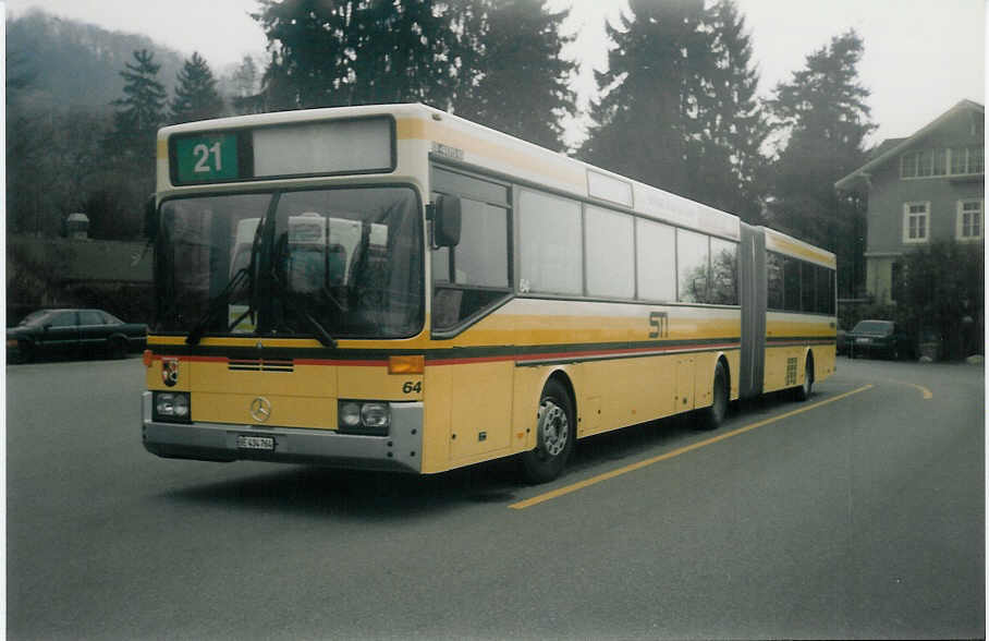 (016'322) - STI Thun - Nr. 64/BE 434'764 - Mercedes am 9. M�rz 1997 bei der Schiffl�ndte Thun