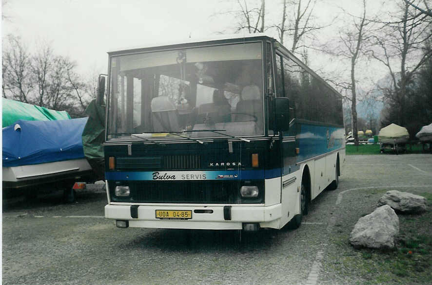 (016'523) - Aus der Tschechoslowakei: Bulva Servis - UOA-04-85 - Karosa am 20. M�rz 1997 in Thun, Lachenwiese