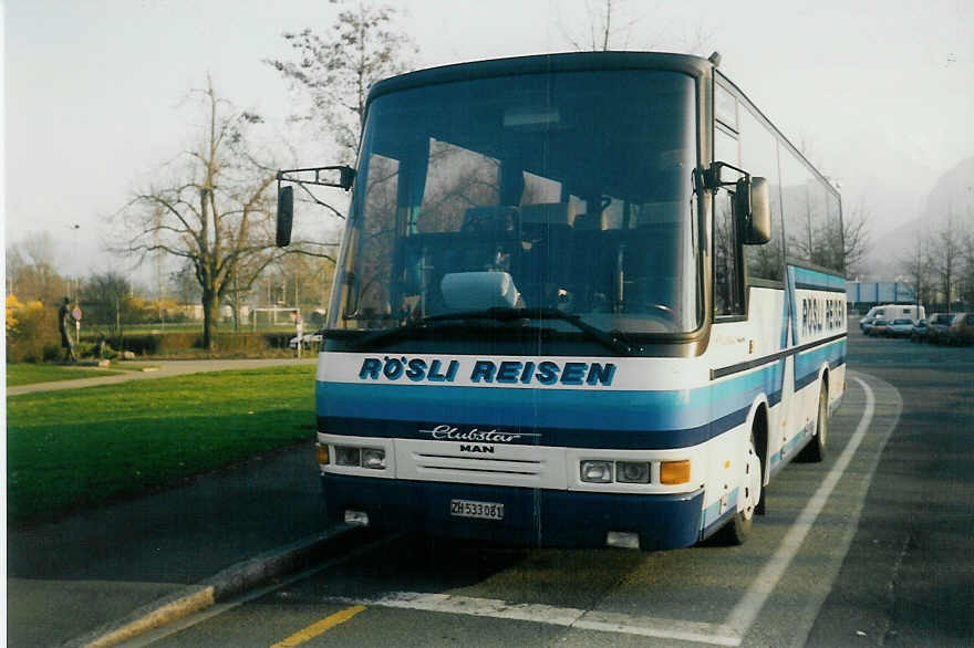 (016'526) - R�sli, Winterthur - ZH 533'081 - MAN/Auw�rter am 22. M�rz 1997 in Thun, Lachen