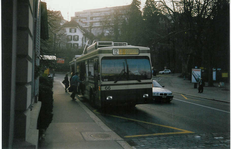 (016'609) - SVB Bern - Nr. 66 - Volvo/Hess am 26. M�rz 1997 in Bern, B�rengraben