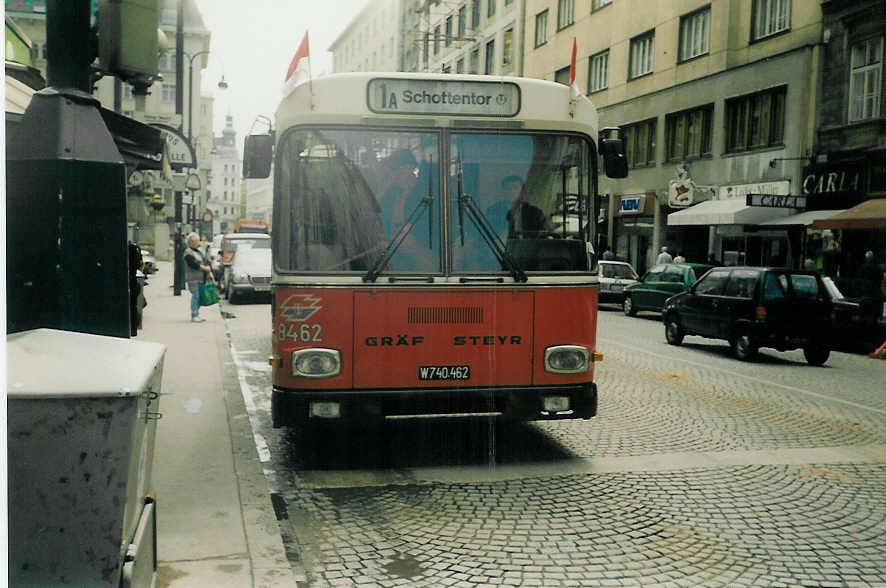(017'110) - Wiener Linien - Nr. 8462/W 740'462 - Gr�f/Steyr am 23. Mai 1997 in Wien, W. Markt