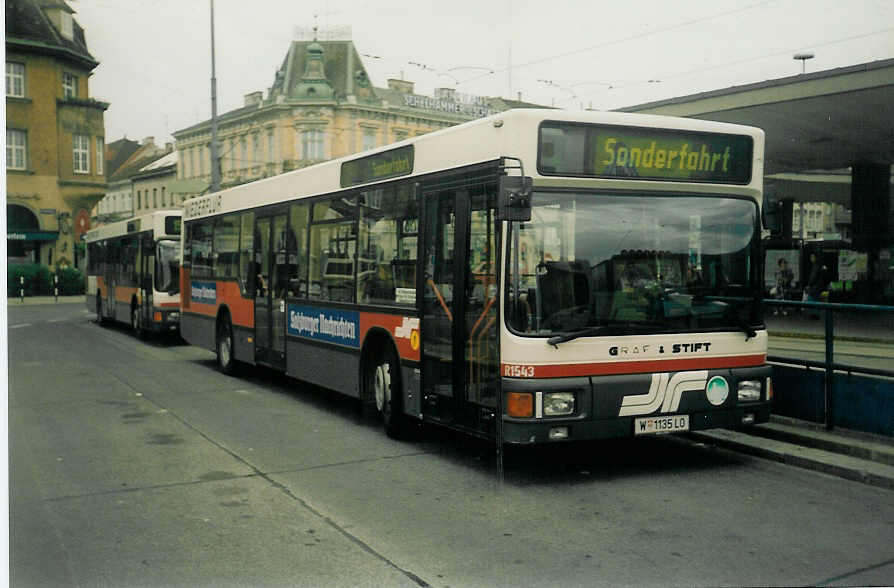 (017'113) - Dr. Richard - Nr. R1543/W 1135 LO - Gr�f&Stift am 24. Mai 1997 beim Bahnhof Wien-Hietzing