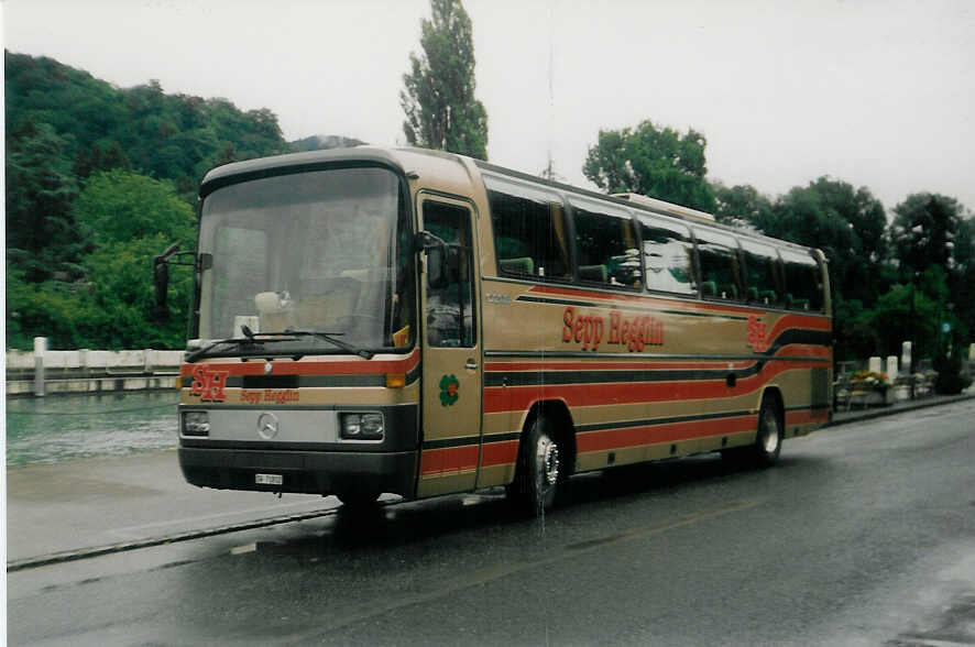 (017'425) - Hegglin, Flawil - Nr. 1/SG 71'812 - Mercedes am 29. Juni 1997 bei der Schiffl�ndte Thun