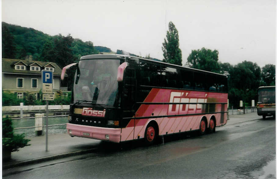 (017'426) - G�ssi, Horw - LU 15'111 - Setra am 29. Juni 1997 bei der Schiffl�ndte Thun