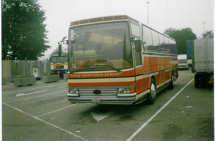 (019'306) - ASKA Aeschi - Nr. 11/BE 91'535 - Dr�gm�ller (ex Moser, Flaach) am 8. September 1997 in Kemptthal, Autobahnrastst�tte