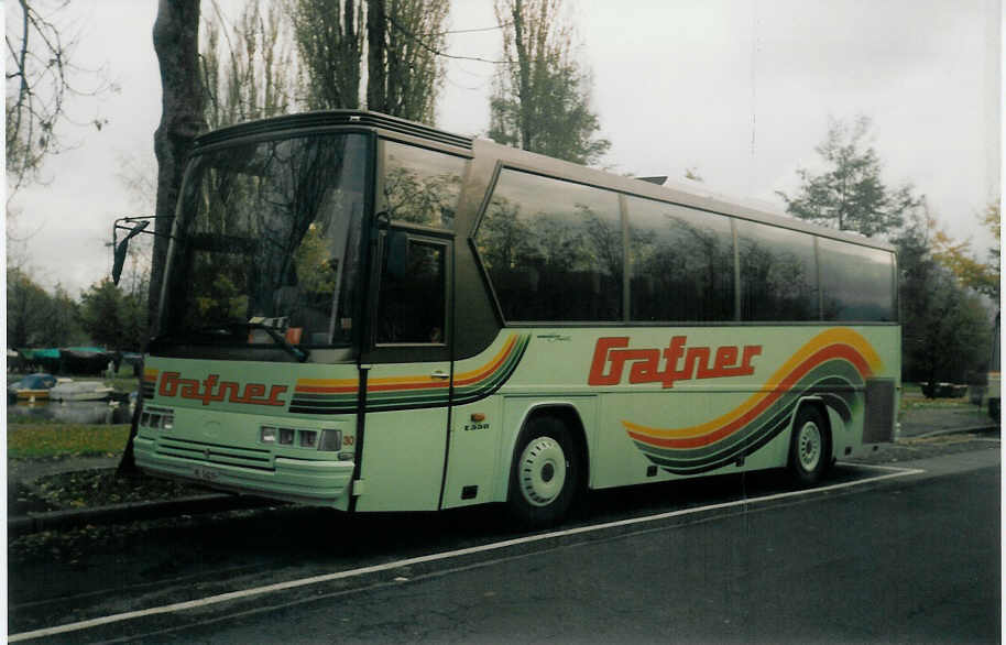 (020'715) - Gafner, Thun - Nr. 30/BE 56'235 - Dr�gm�ller am 13. November 1997 in Thun, Lachen