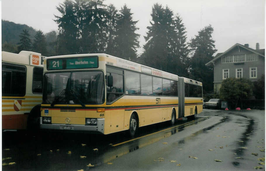 (020'725) - STI Thun - Nr. 65/BE 435'065 - Mercedes am 16. November 1997 bei der Schiffl�ndte Thun