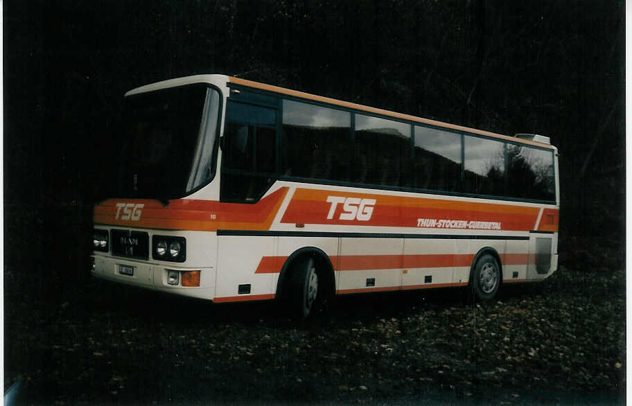 (020'732) - TSG Blumenstein - Nr. 10/BE 26'636 - MAN/G�ppel am 29. November 1997 in Wimmis, Brodh�si
