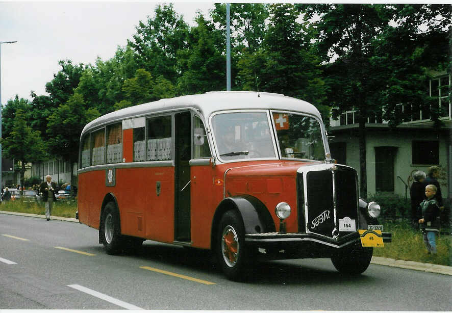 (023'312) - R�llin, Rotkreuz - Nr. 1/ZG 32'459 - FBW/R&J (ex AFA Adelboden Nr. 1) am 14. Juni 1998 in Uster, Z�richstrasse
