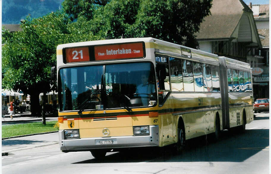 (023'821) - STI Thun - Nr. 67/BE 372'767 - Mercedes am 6. Juli 1998 in Interlaken, H�heweg
