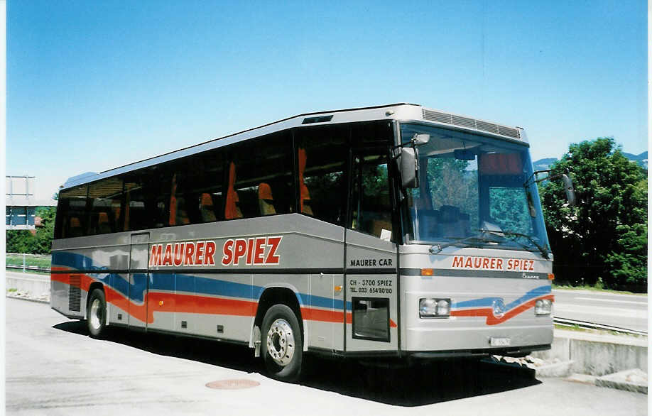 (024'106) - Maurer, Spiez - BE 55'479 - Mercedes/Padane am 12. Juli 1998 in Spiez, Restaurant B�ren