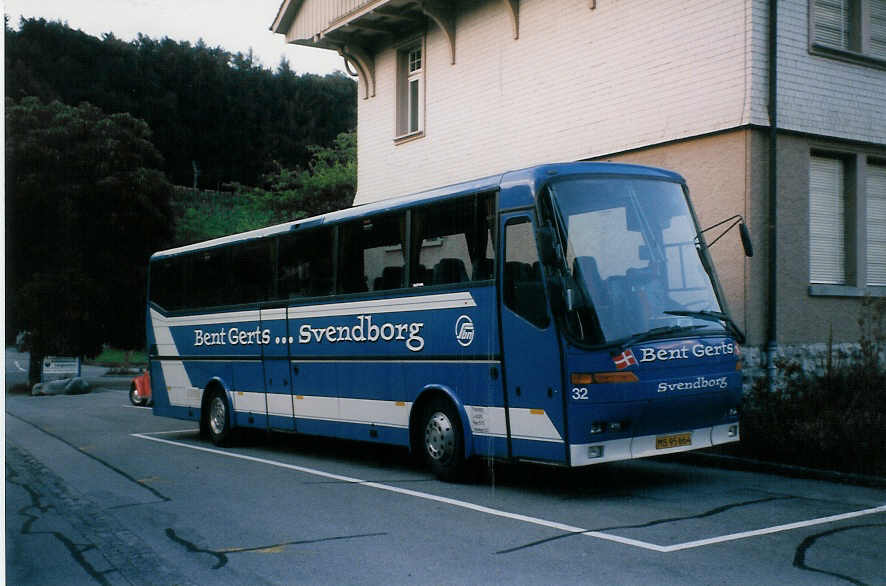 (025'002) - Aus D�nemark: Gerts, Svendborg - Nr. 32/MS 95'664 - Bova am 23. Juli 1998 in Spiez, Spiezberg