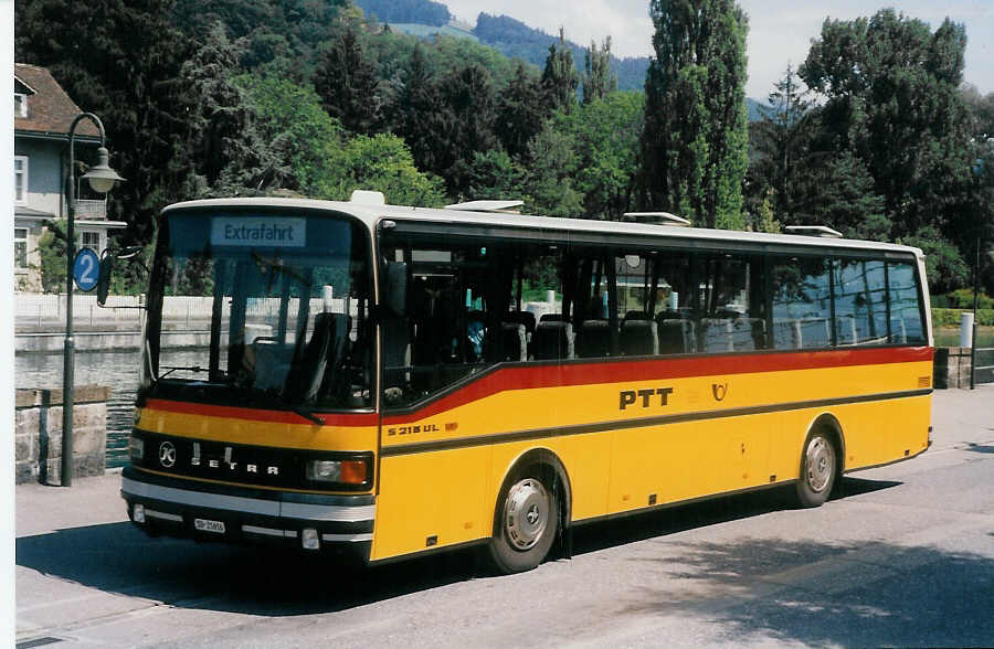 (025'004) - Wyss, Boningen - SO 21'616 - Setra am 26. Juli 1998 bei der Schiffl�ndte Thun