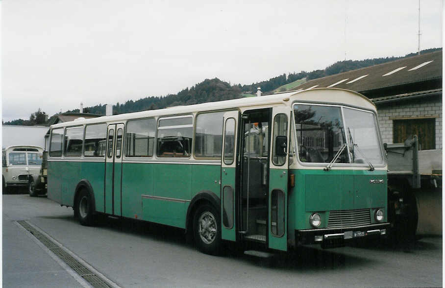 (025'016) - Schweizer Armee - M+79'515 - Volvo/T�scher am 31. Juli 1998 in Thun, Garage STI