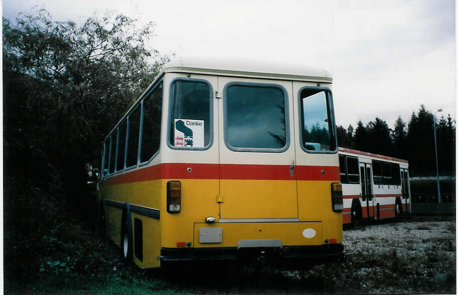 (026'115) - Steiner, Messen - Saurer/R&J (ex P 24'208) am 5. September 1998 in B�tzberg, Heiniger