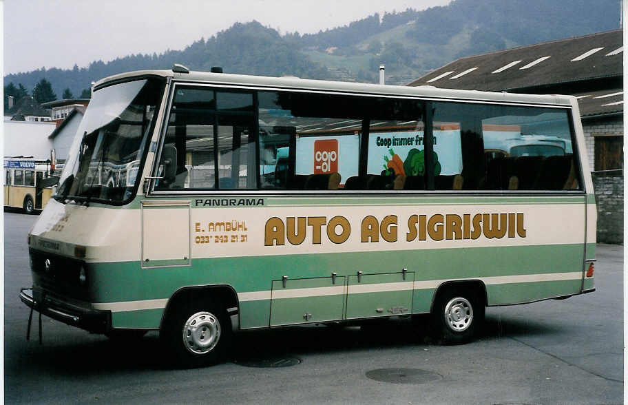 (026'209) - Amb�hl, Gunten - BE 2272 U - VW/Auw�rter (ex AGS Sigriswil) am 22. September 1998 in Thun, Garage STI