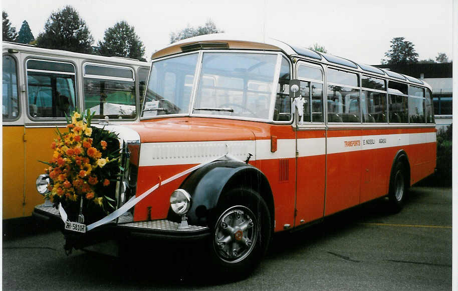 (026'333) - N�ssli, Agasul - ZH 58'107 - FBW/Lauber (ex P�risset, Rue) am 3. Oktober 1998 in R�ti, Sonnenplatz