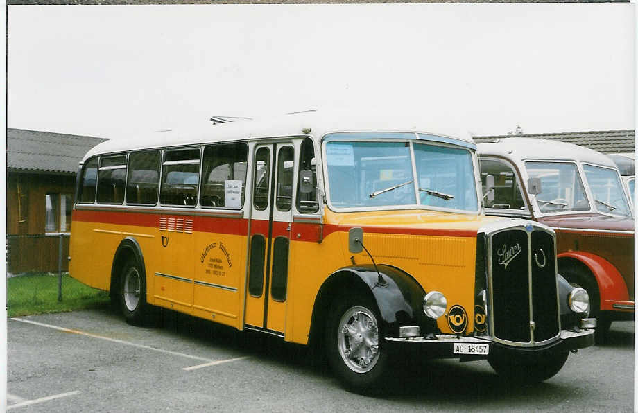 (026'515) - K�lin, M�riken - AG 15'457 - Saurer/T�scher (ex Furrer, Schmidr�ti) am 3. Oktober 1998 in R�ti, Sonnenplatz