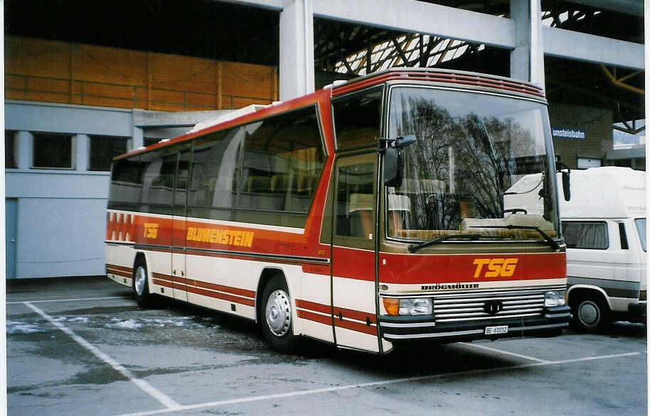 (028'219) - TSG Blumenstein - Nr. 9/BE 61'012 - Dr�gm�ller am 2. Dezember 1998 in Thun, Grabengut