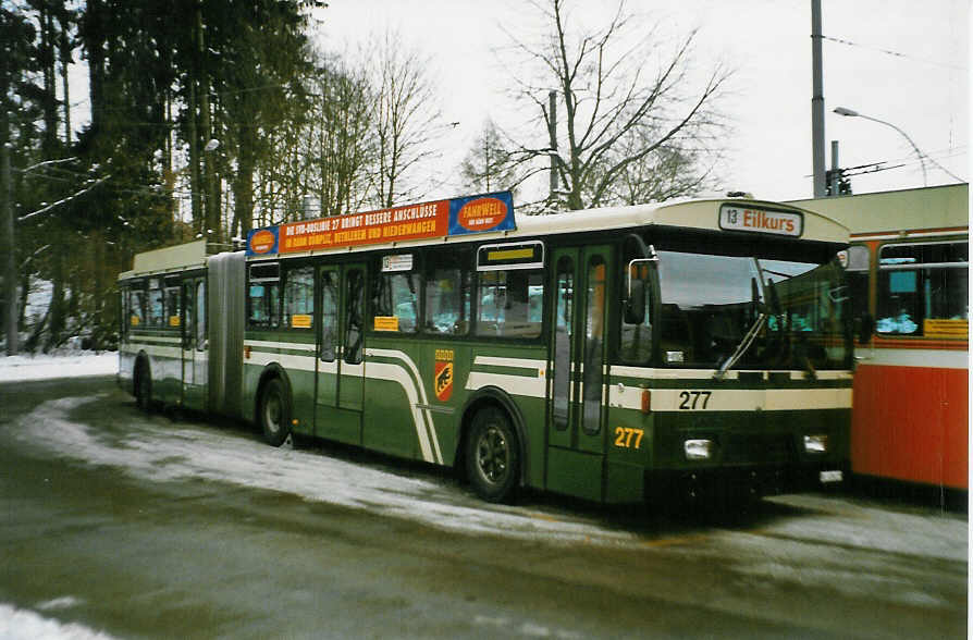 (029'333) - SVB Bern - Nr. 277/BE 399'277 - FBW/Hess-R&J am 16. Februar 1999 in Bern, B�mpliz