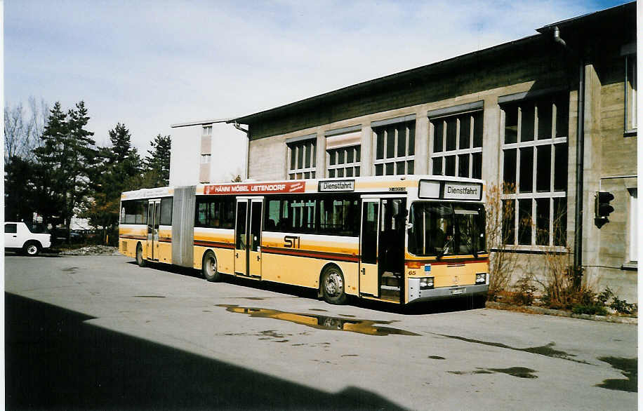 (029'832) - STI Thun - Nr. 65/BE 435'065 - Mercedes am 3. M�rz 1999 in Thun, Garage