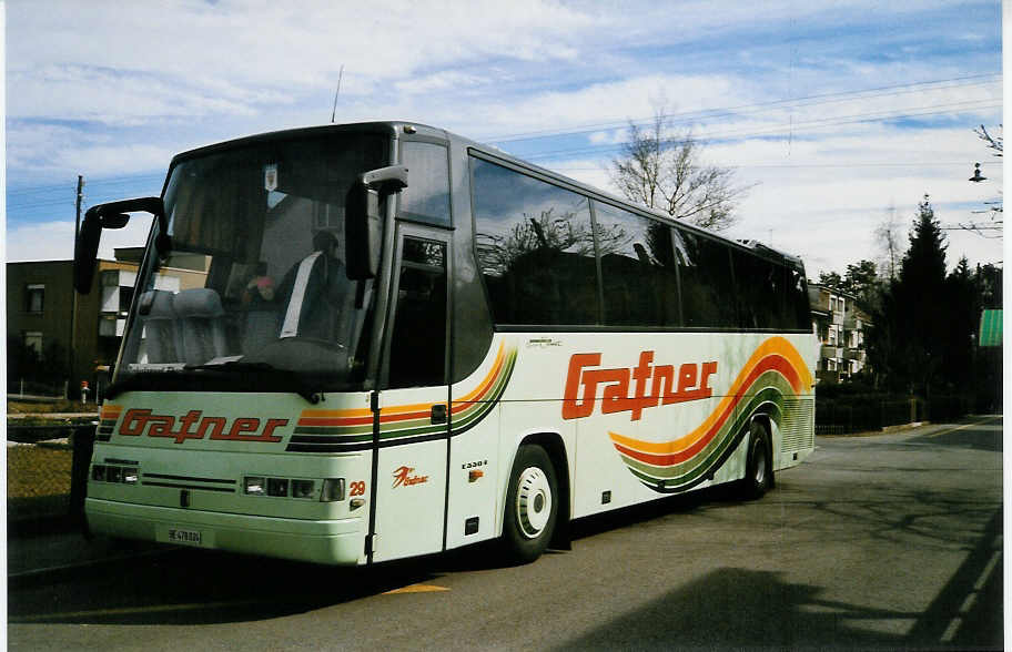 (029'834) - Gafner, Thun - Nr. 29/BE 478'024 - Dr�gm�ller 3. M�rz 1999 in Thun-Lerchenfeld, Endstation