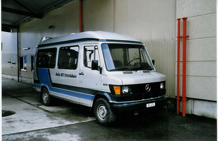 (030'002) - AAGI Interlaken - Nr. 26/BE 470 - Mercedes am 6. M�rz 1999 in Interlaken, Garage