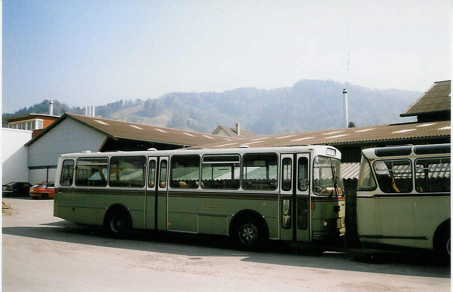 (030'129) - ATGH Heiligenschwendi - Nr. 1 - FBW/R&J am 16. M�rz 1999 in Thun, Garage STI