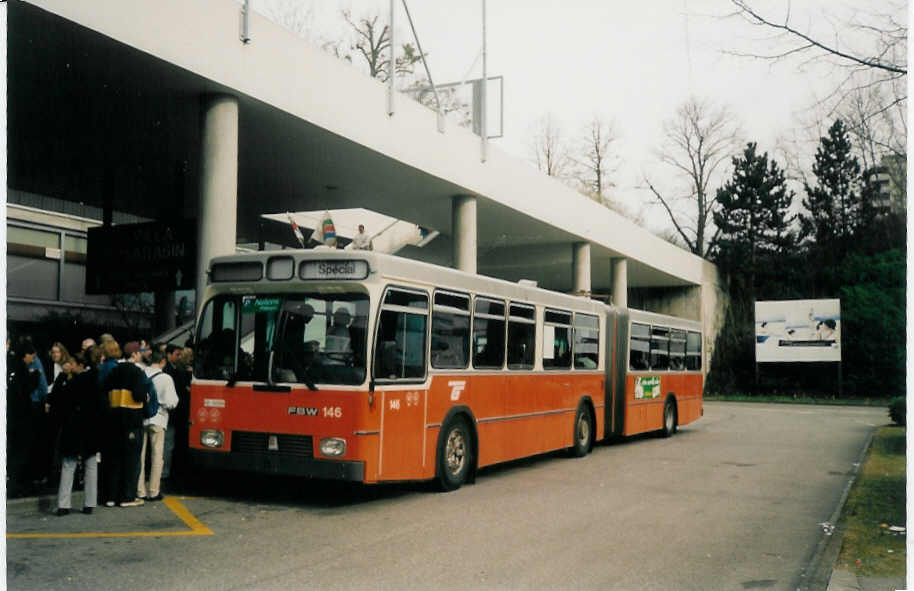 (030'502) - TPG Gen�ve - Nr. 146/GE 96'280 - FBW/R&J am 21. M�rz 1999 in Gen�ve, Palexpo