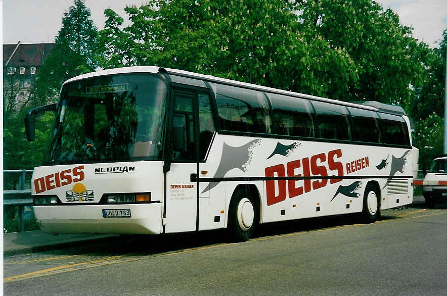 (031'115) - Aus Deutschland: Deiss, Wehr - L�-D 783 - Neoplan am 26. April 1999 in Basel, ZOO