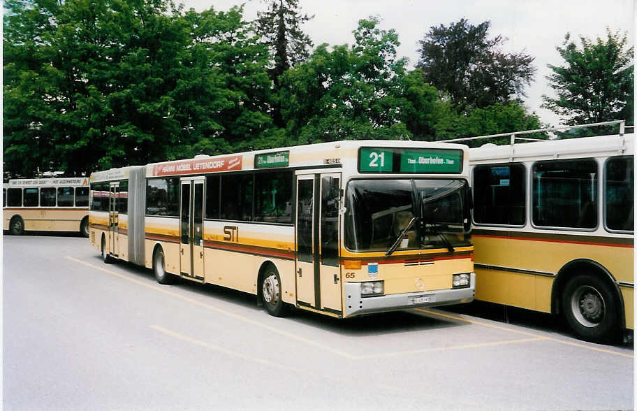 (031'525) - STI Thun - Nr. 65/BE 435'065 - Mercedes am 16. Mai 1999 bei der Schiffl�ndte Thun