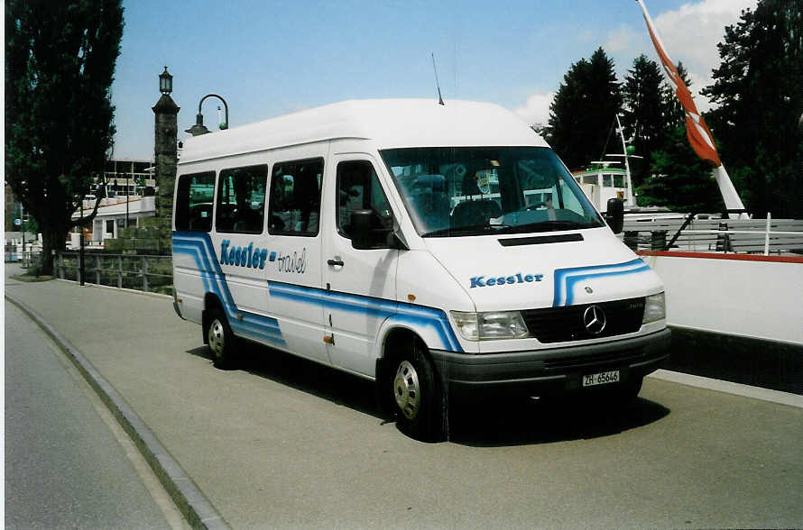 (031'618) - Kessler, D�rnten - ZH 65'446 - Mercedes am 26. Mai 1999 bei der Schiffl�ndte Thun