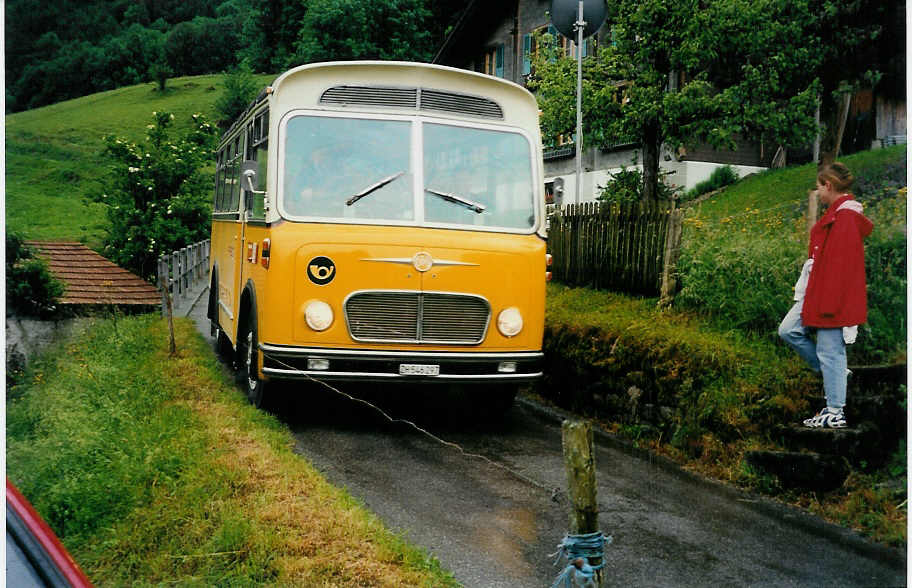 (031'913) - R�ber, Mettmenstetten - ZH 546'297 - FBW/Gangloff (ex P 23'202; ex P 21'002) am 6. Juni 1999 in Meiringen, Schwendi