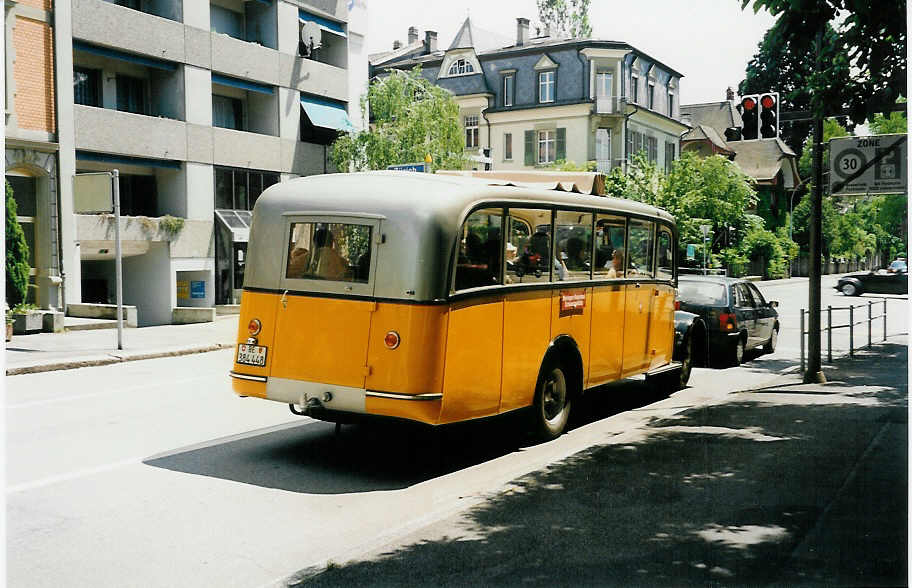 (032'105) - Museum f�r Kommunikation, Bern - BE 384'448 - Berna/Hess (ex P 22'026; ex P 1655) am 13. Juni 1999 in Bern, Helvetiastrasse