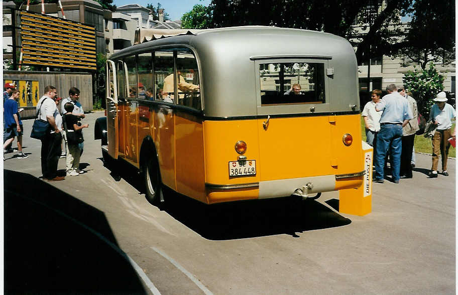 (032'106) - Museum f�r Kommunikation, Bern - BE 384'448 - Berna/Hess (ex P 22'026; ex P 1655) am 13. Juni 1999 in Bern, Museum f�r Kommunikation