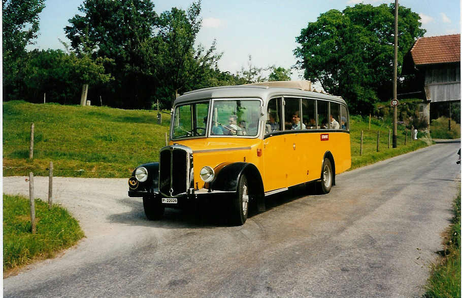 (032'111) - Museum f�r Kommunikation, Bern -  P 22'026  - Berna/Hess (ex P 22'026; ex P 1655) am 13. Juni 1999 in Liebewil