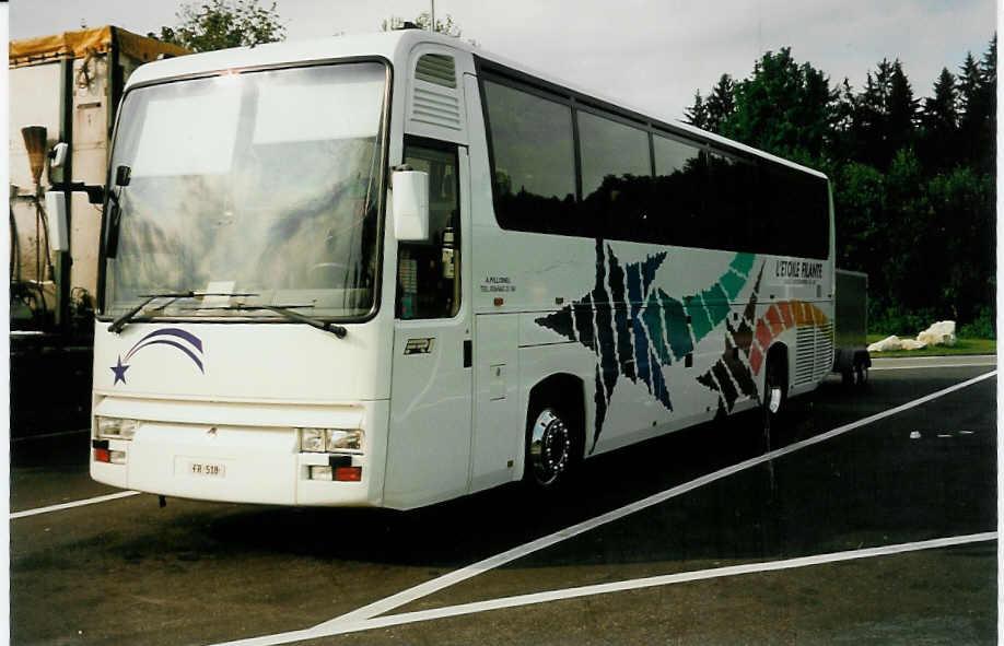 (032'309) - Pillonel, Lully - FR 518 - Renault am 26. Juni 1999 in Gunzgen, Autobahnrastst�tte