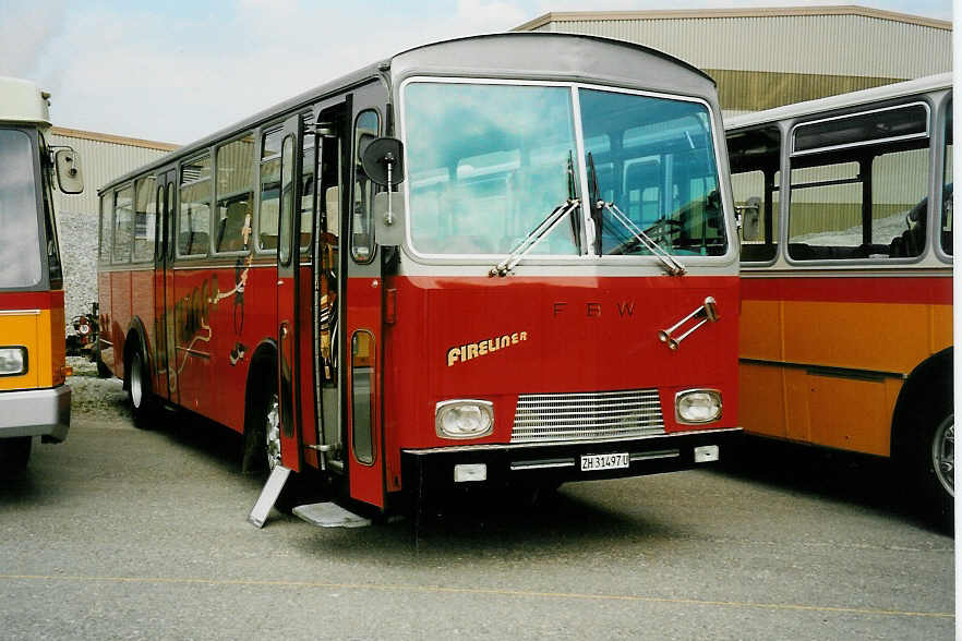(032'315) - Weidmann, Greifensee - ZH 31'497 U - FBW/T�scher (ex VZO Nr. 30) am 26. Juni 1999 in Hinwil, AMP