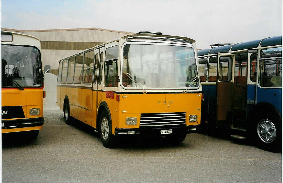 (032'326) - R�egg, R�ti - SG 45'977 - FBW/Gangloff (ex P 24'169) am 26. Juni 1999 in Hinwil, AMP