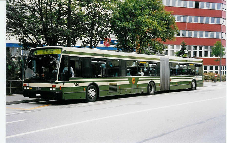 (034'130) - SVB Bern - Nr. 244/BE 518'244 - Van Hool am 12. Juli 1999 in Bern, Bethlehem S�ge