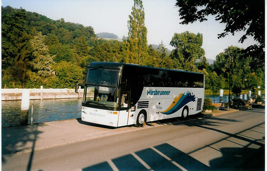 (035'602) - Hirsbrunner, Worb - BE 45'237 - Van Hool/EOS am 24. August 1999 bei der Schiffl�ndte Thun