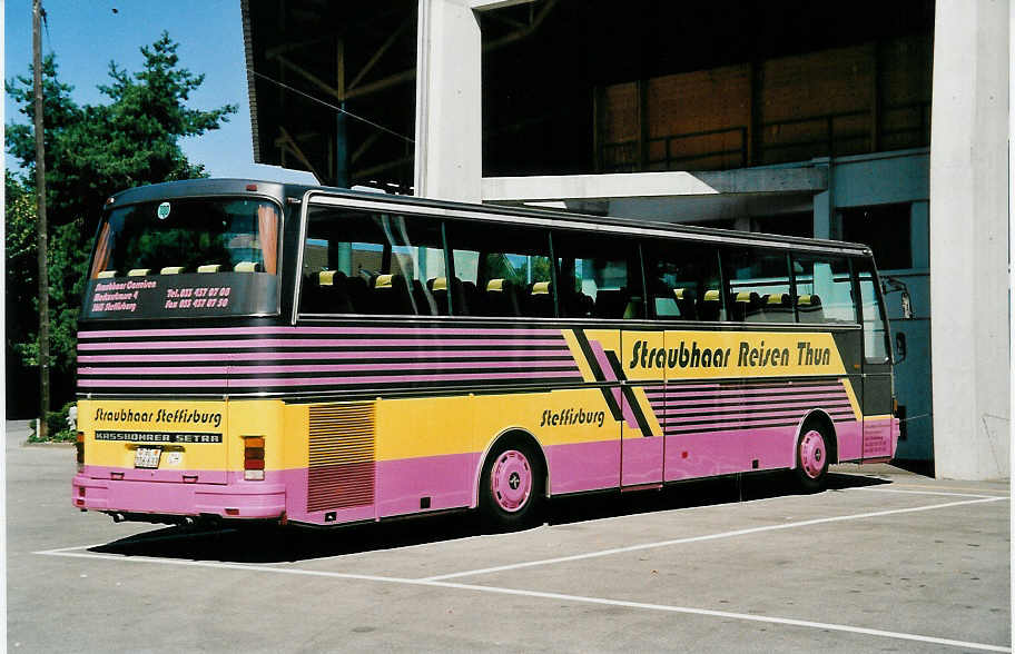 (036'721) - Straubhaar, Thun - BE 206'633 - Setra (ex M�ller, Uttigen) am 9. September 1999 in Thun, Grabengut
