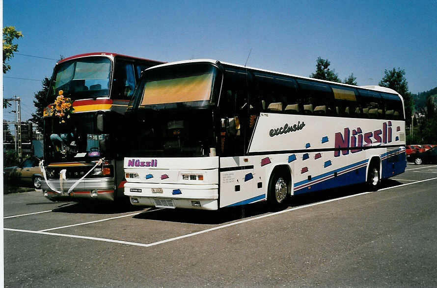 (036'730) - N�ssli, Agasul - ZH 68'626 - Neoplan am 11. September 1999 in Thun, Seestrasse