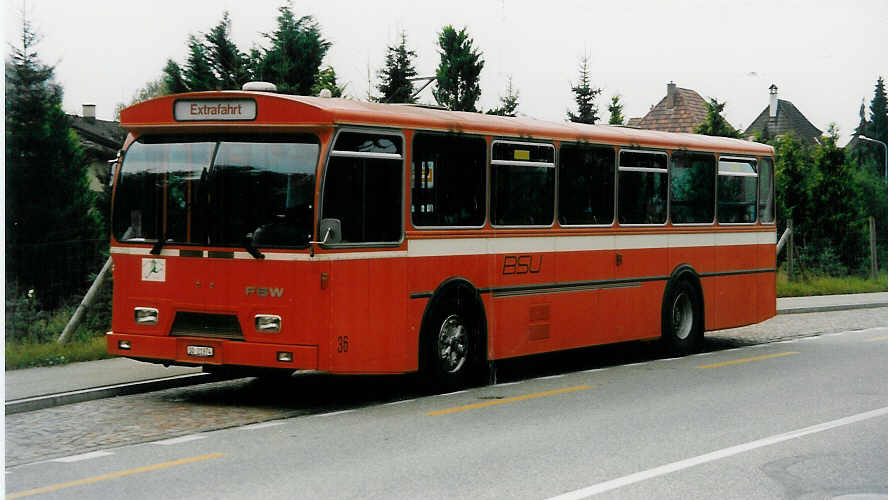 (037'009) - BSU Solothurn - Nr. 36/SO 21'974 - FBW/Hess am 19. September 1999 in Derendingen, Freiheit