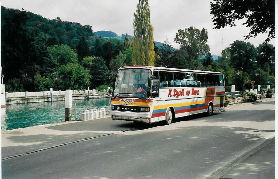 (037'223) - Dysli, Bern - Nr. 21/BE 49'871 - Setra am 6. Oktober 1999 bei der Schiffl�ndte Thun